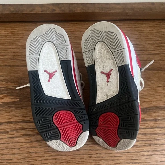Jordan Kids - Jordan Retro 4 Red Cement Sz 10 - Picture 9 of 9